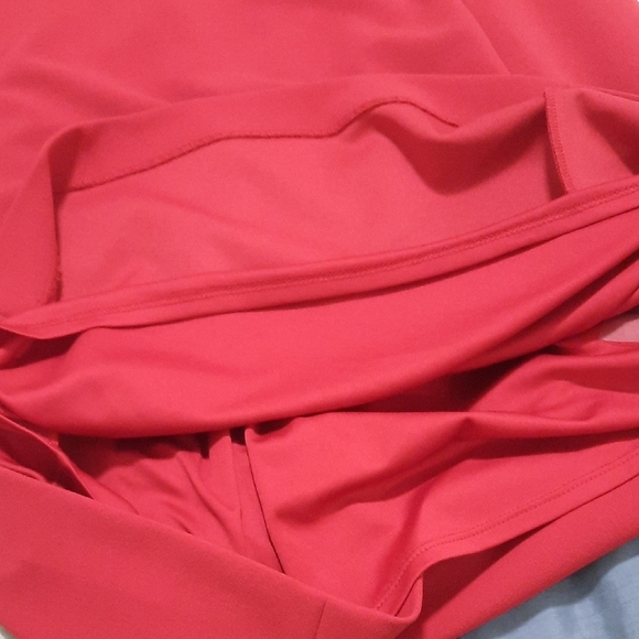 Vince Camuto Red Ruffle Mini Dress - Picture 8 of 9